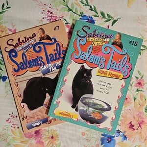 Salems Tails - Sabrina The Teenage Witch Y2K Chapter Books Lot Of 2